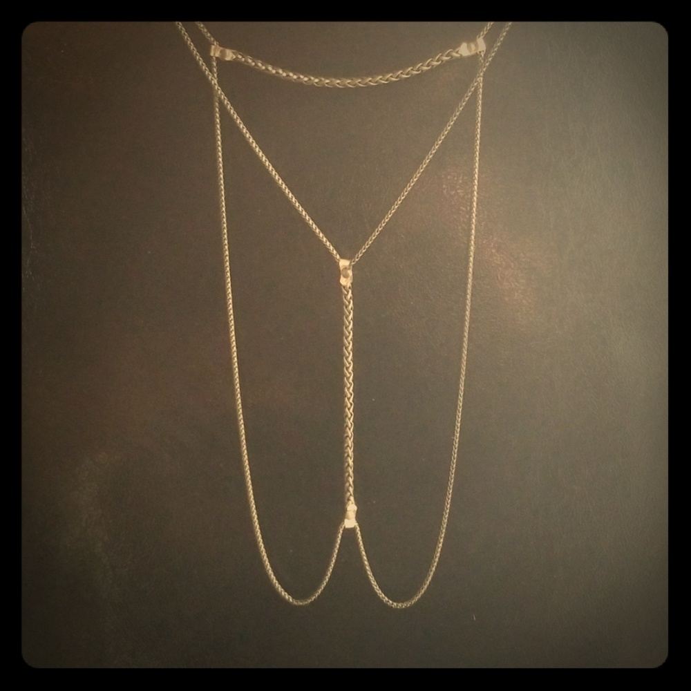 Necklace and body wraping jewelry